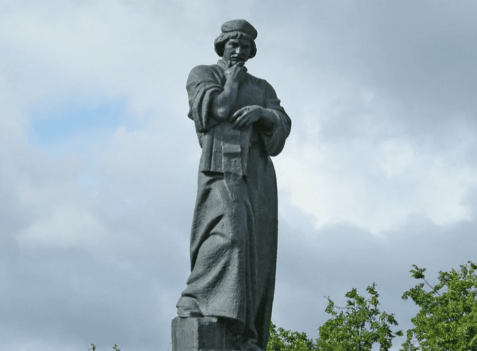 Polotsk. Monument to Francis Skaryna