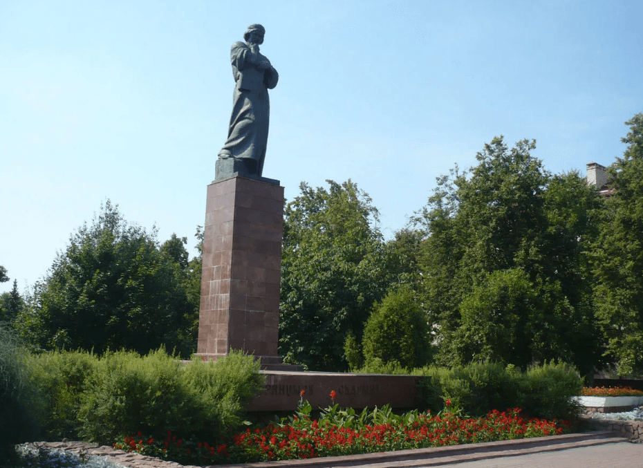 Polotsk. Monument to Francis Skaryna