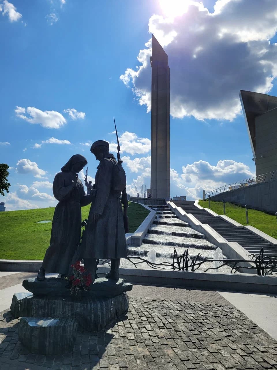 Minsk. The Pobeda Museum and Park Complex.