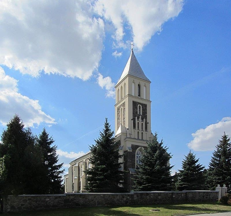 Вялікая Бераставіца. Касцёл Праабражэння Гасподняга