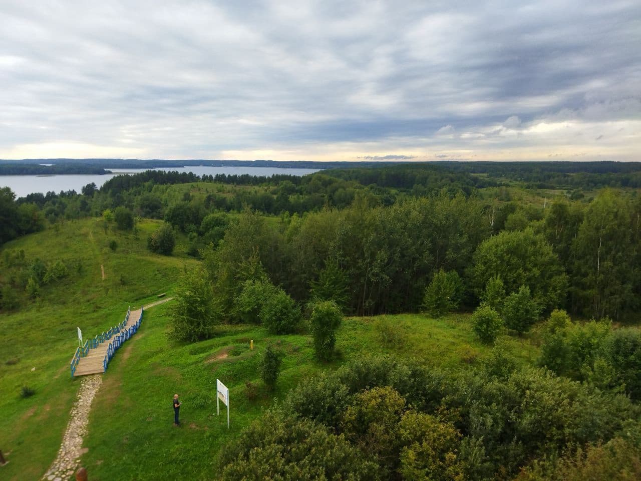 Гора Маяк на Браславских озерах.