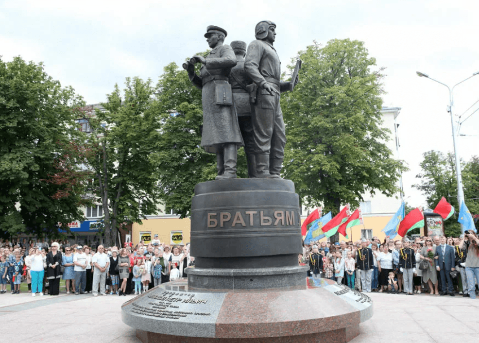 Gomel. Monument to the Lizyukov Brothers.