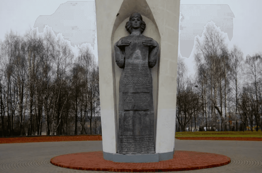 Grodno. Monument in honor of the 850th anniversary of Grodno