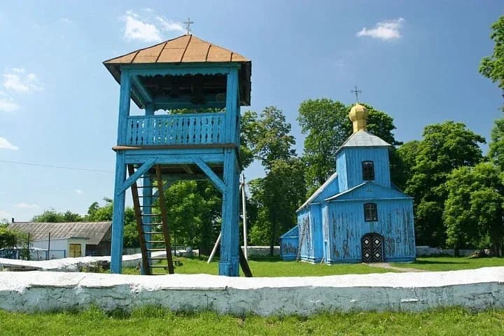 Goldovo. The Church of the Nativity of the Mother of God.