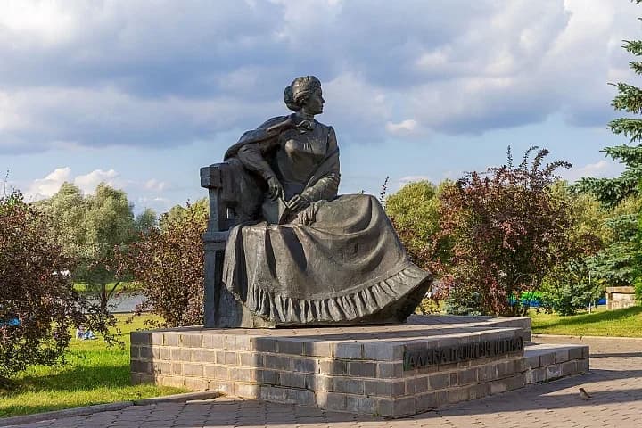 Shchuchin. Monument to Alois Pashkevich.