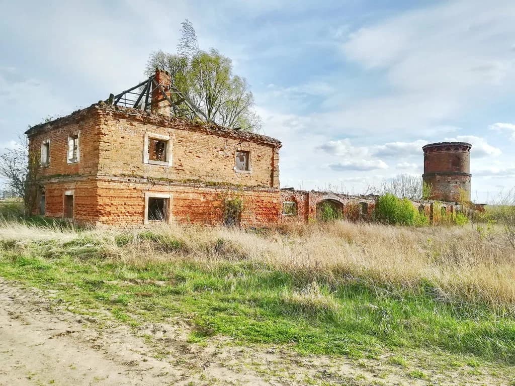 Щорсы. Руины бывшего дворцово-паркового ансамбля Хрептовичей