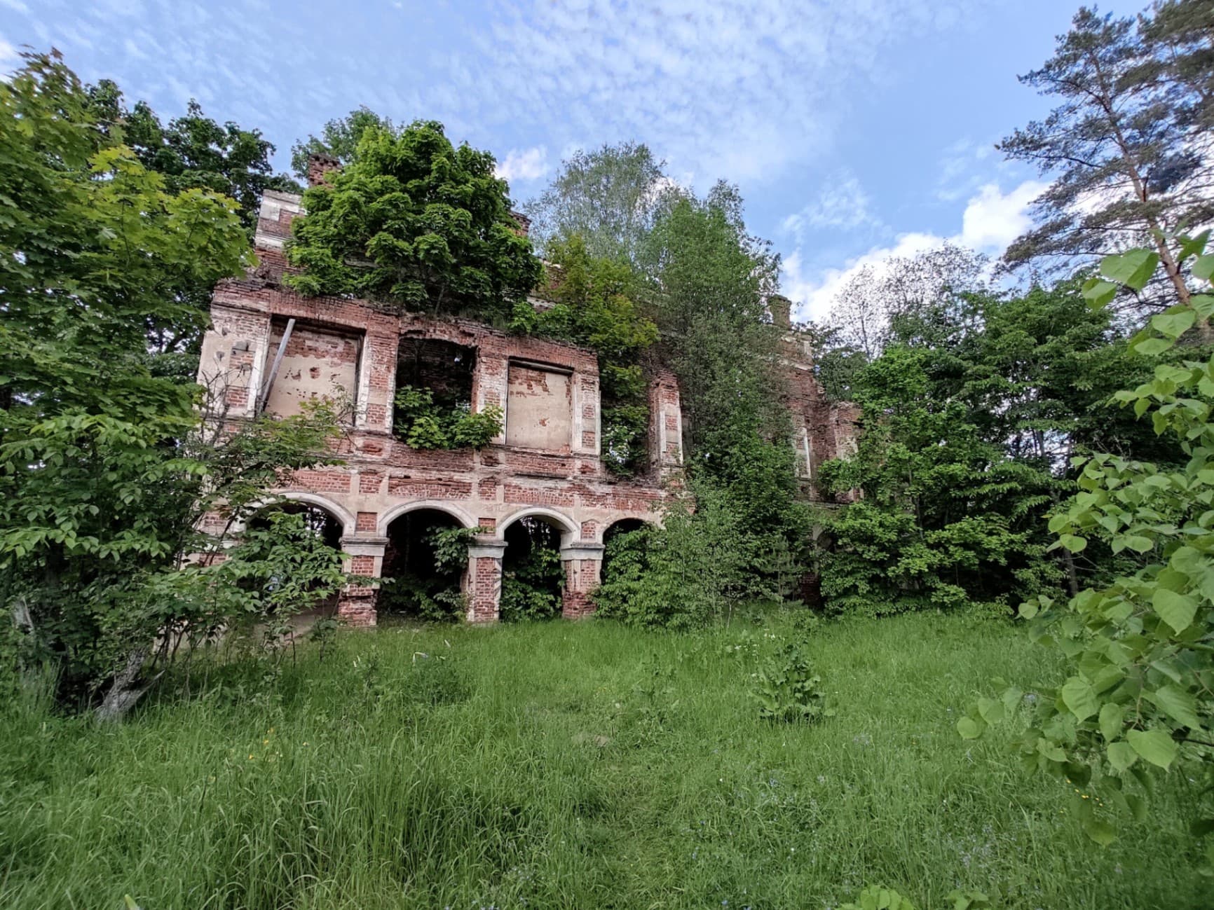 Vyaloe. The ruins of Count Tyshkevich's estate.