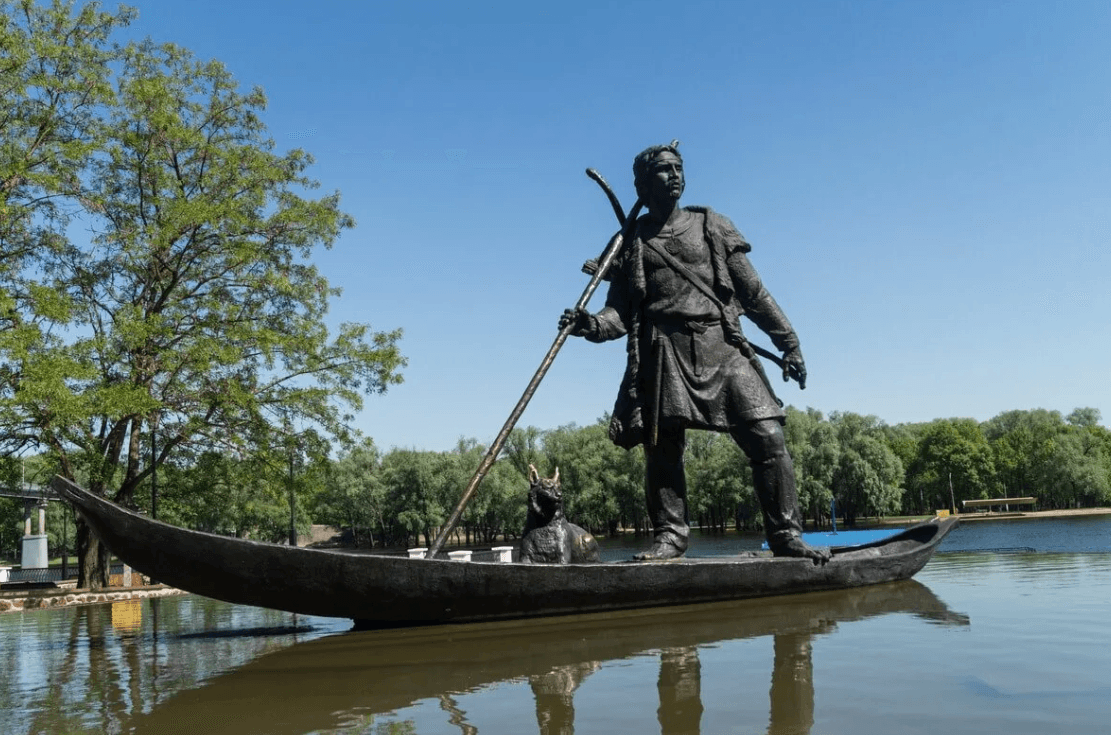 Гомель. Помнік першапасяленцу