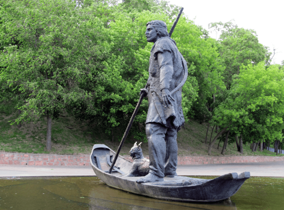 Гомель. Помнік першапасяленцу