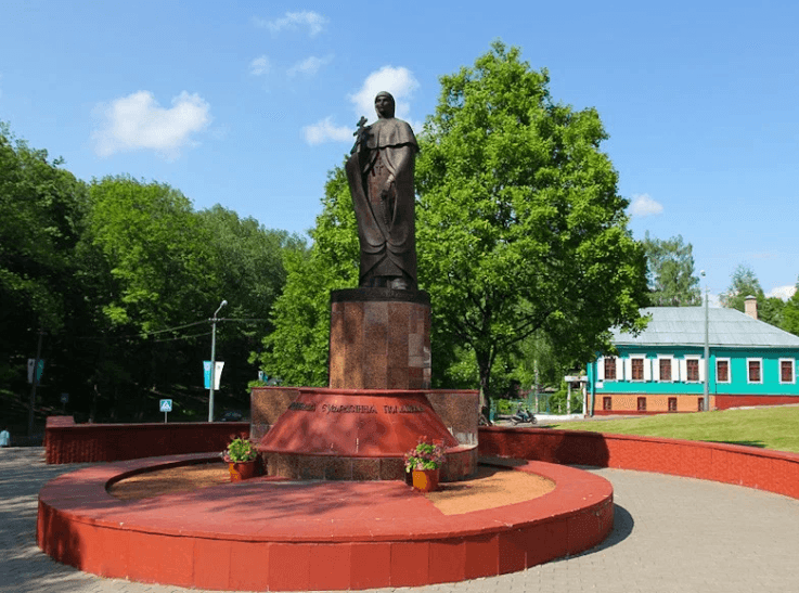 Polotsk. Monument to Euphrosyne of Polotsk