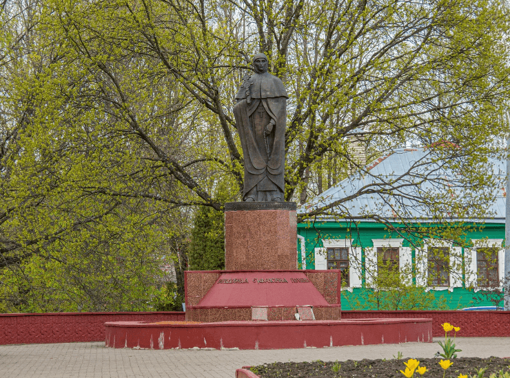 Polotsk. Monument to Euphrosyne of Polotsk