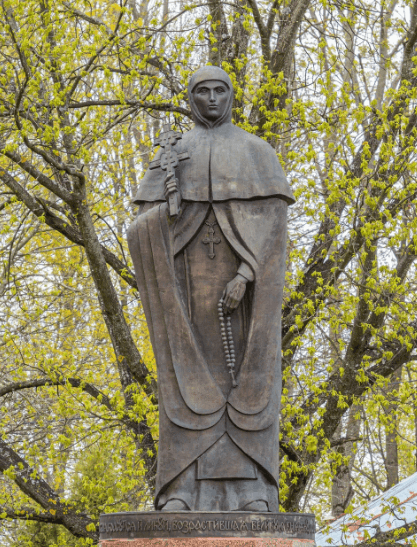 Polotsk. Monument to Euphrosyne of Polotsk