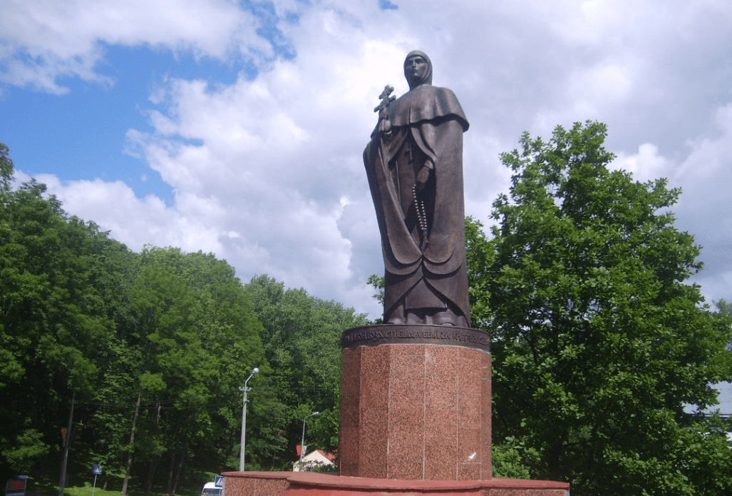 Polotsk. Monument to Euphrosyne of Polotsk