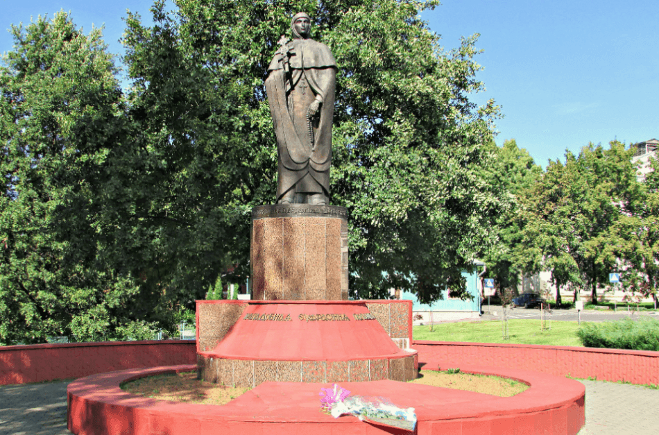 Polotsk. Monument to Euphrosyne of Polotsk