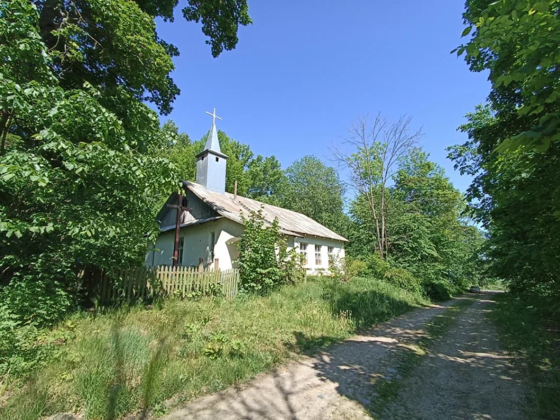 Lukovets. The ruins of the Borovsky manor.