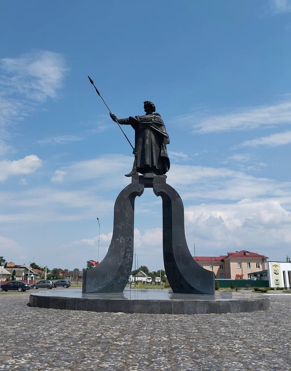 David-Gorodok. Monument to Prince David.