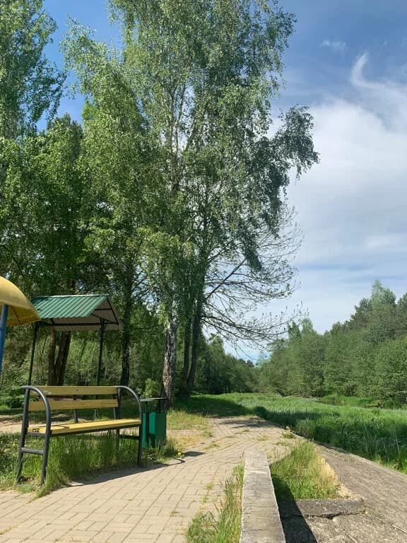 The Sosnovy Bor sanatorium Hydropark. An artificial waterfall.