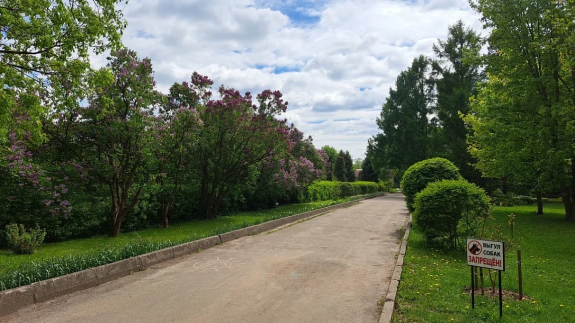 Vitebsk. Botanical Garden of the Vitebsk State University.