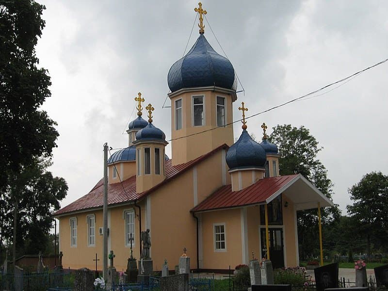 Гошчава. Царква Узвіжэння Святога Крыжа