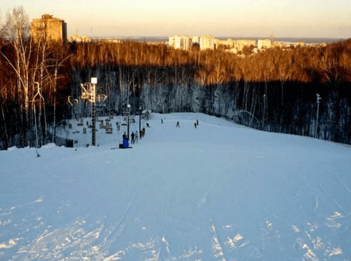 Mozyr. Ski resort.