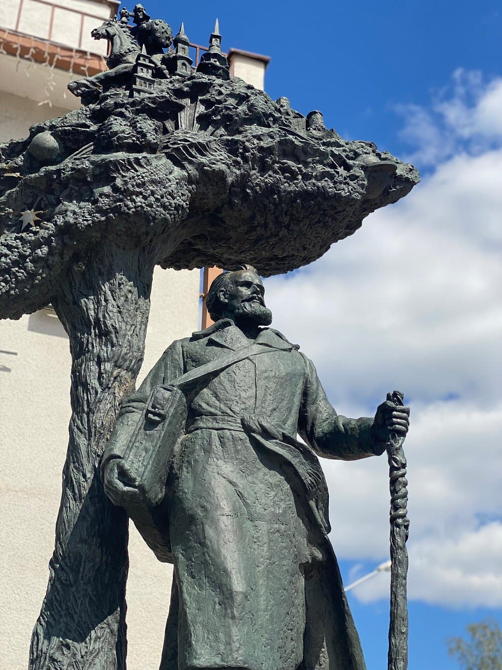 Minsk. Monument to Yazep Drozdovich.