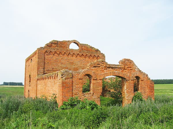 Савичи. Руины бровара усадьбы Войниловичей.