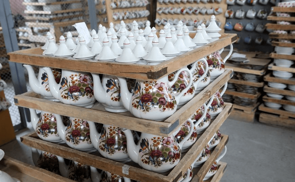 Dobrush. Excursion to the porcelain factory.