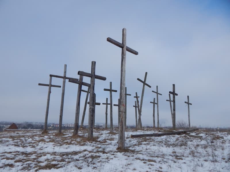 Ашмяны. Гара Кальварыя або "Гара крыжоў".