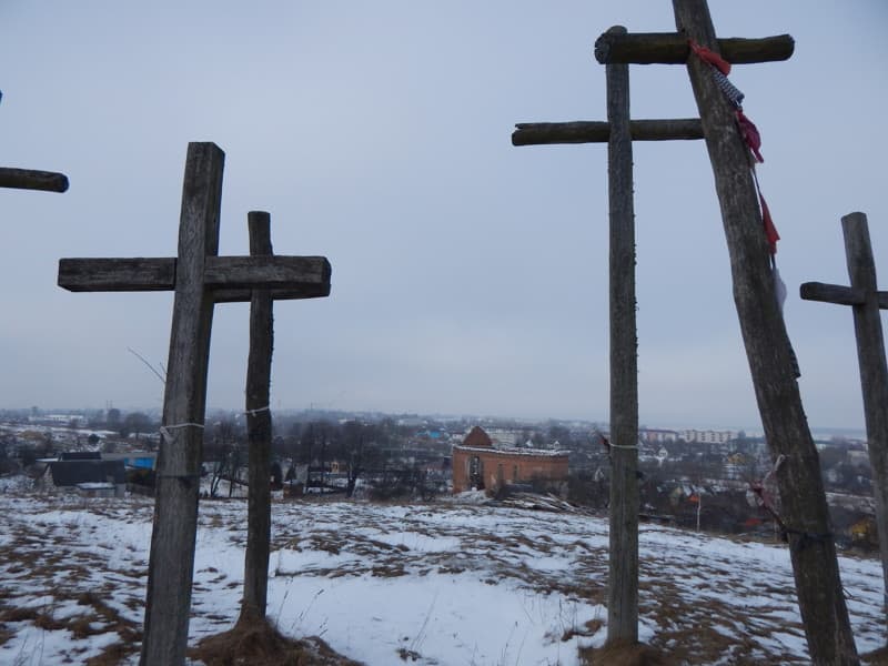 Ашмяны. Гара Кальварыя або "Гара крыжоў".