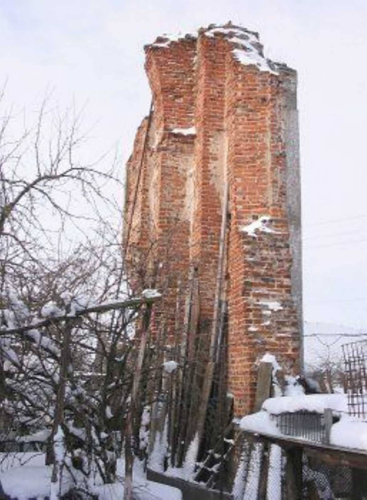 Kletsk. The ruins of the 'Farny' Catholic Church.