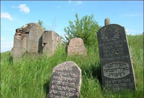 Dunilovichi. The Jewish cemetery.