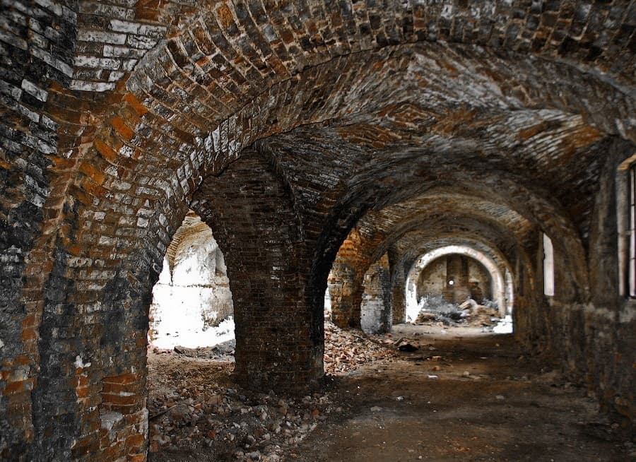 Bereza. Ruins of a Carthusian monastery.