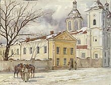 Могилёв. Здание бывшего иезуитского колледжа.