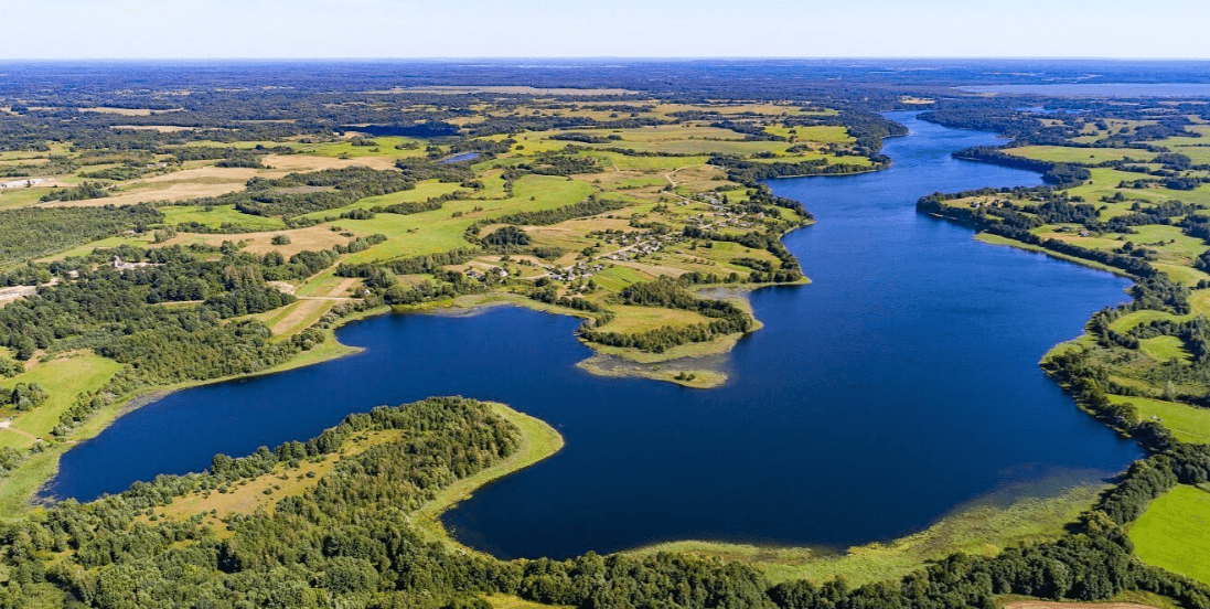 Глубокский район. Озеро Долгое.