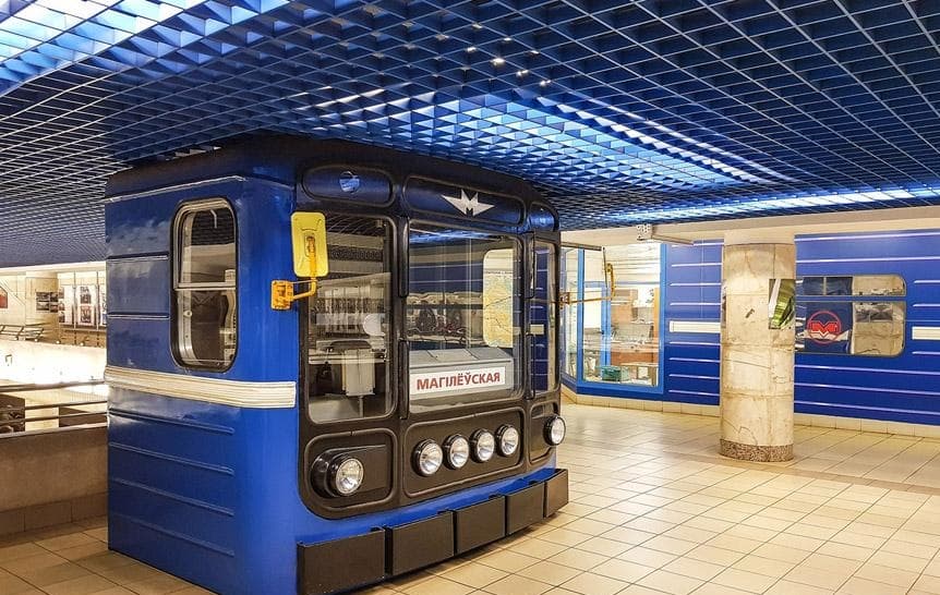 Минск. Выставочная экспозиция метрополитена.