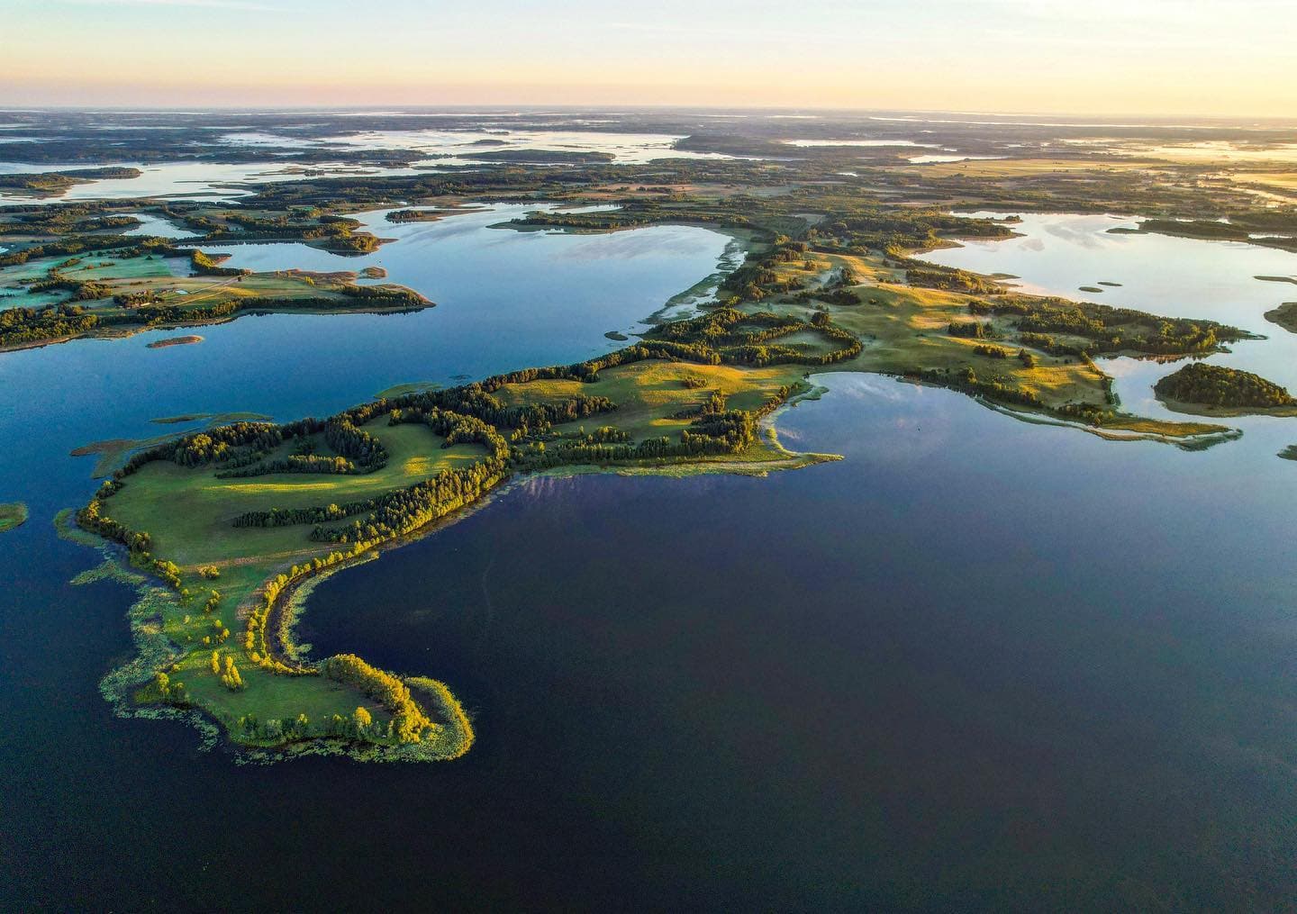 Braslav region. The Rustyagi Peninsula.