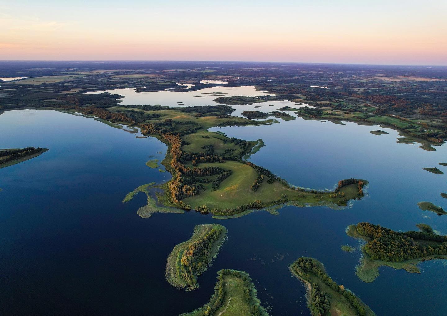 Braslav region. The Rustyagi Peninsula.