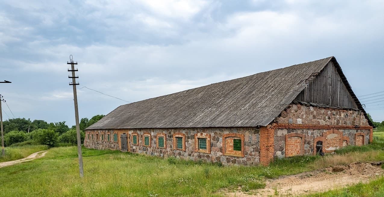 Khodtsy. Outbuildings of the von Rentel estate.