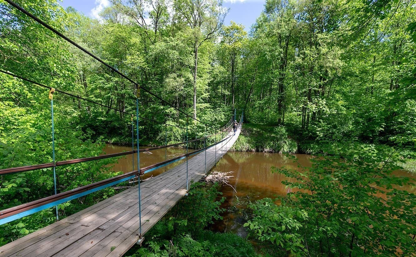 Sarya. Manor park of the first half of the 19th century.