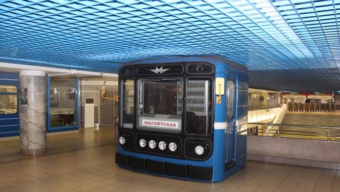 Минск. Выставочная экспозиция метрополитена.