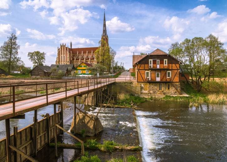 Гервяты. Будынак былога вадзянога млына.