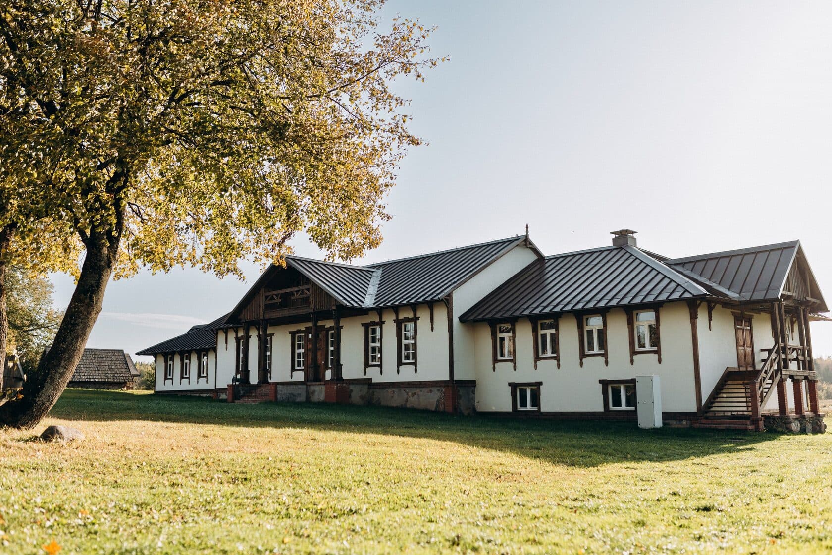 Tinevichi. The tourist village "Belye Luga" (White meadows).