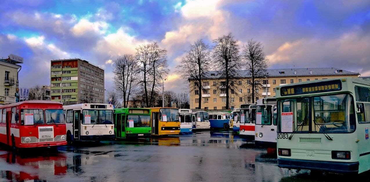Мінск. Музей гарадскога пасажырскага транспарту.