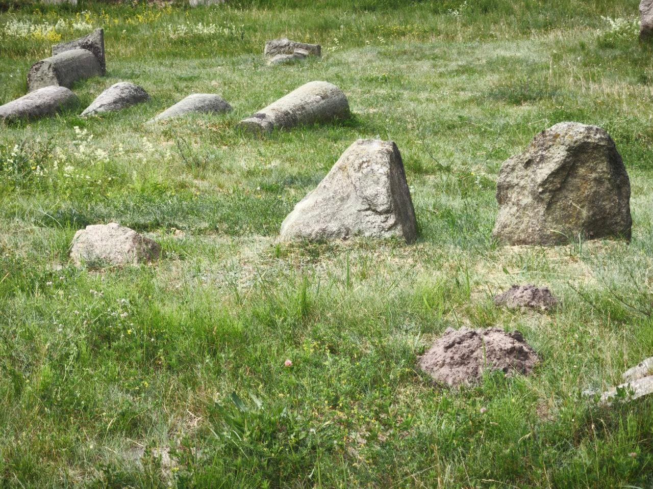 Kobrin. An ancient Jewish cemetery.