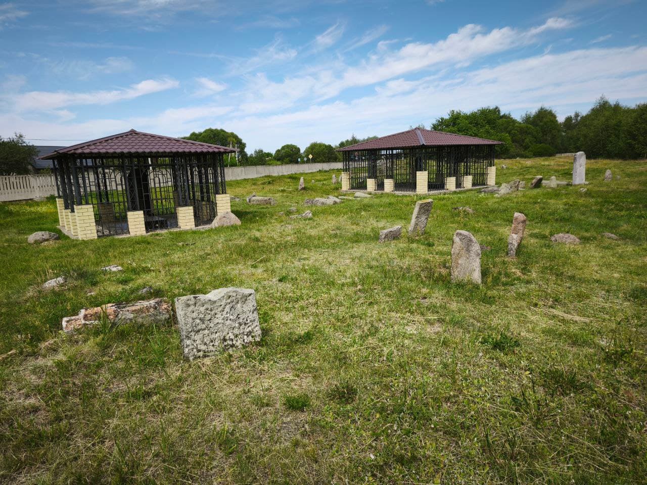 Kobrin. An ancient Jewish cemetery.