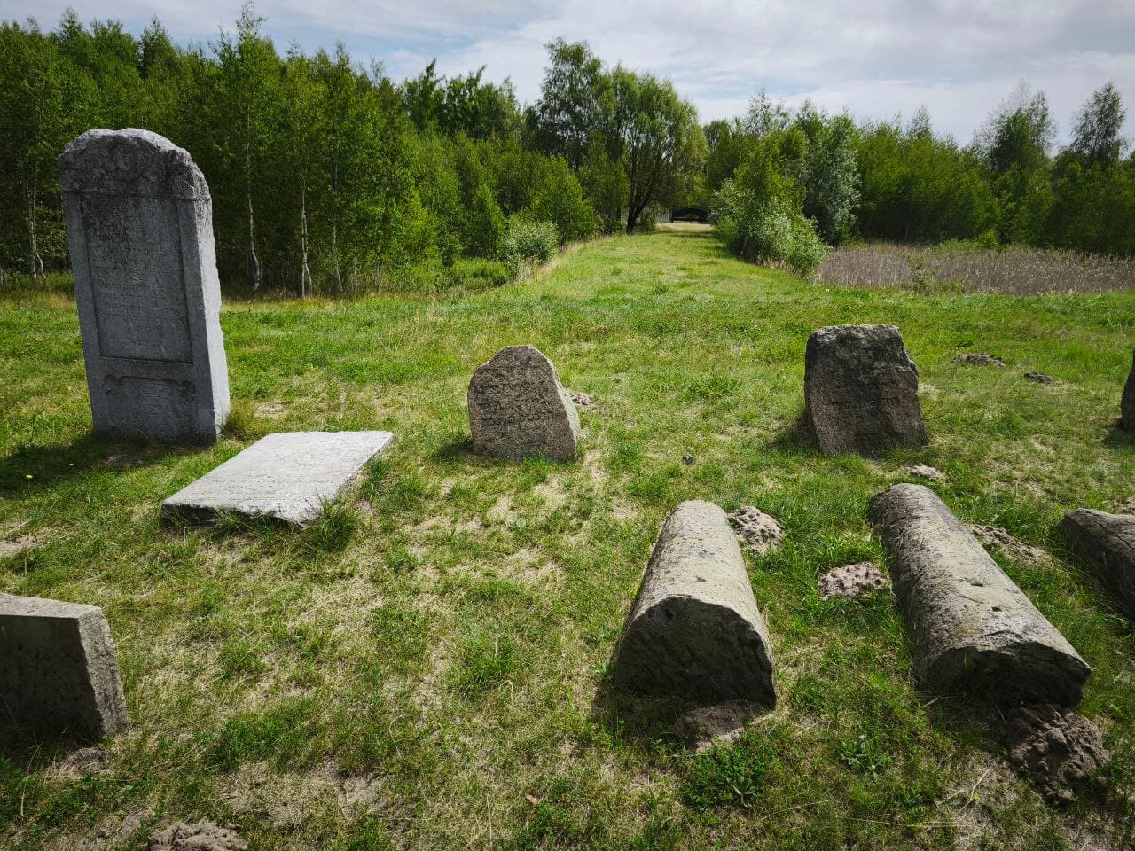 Kobrin. An ancient Jewish cemetery.