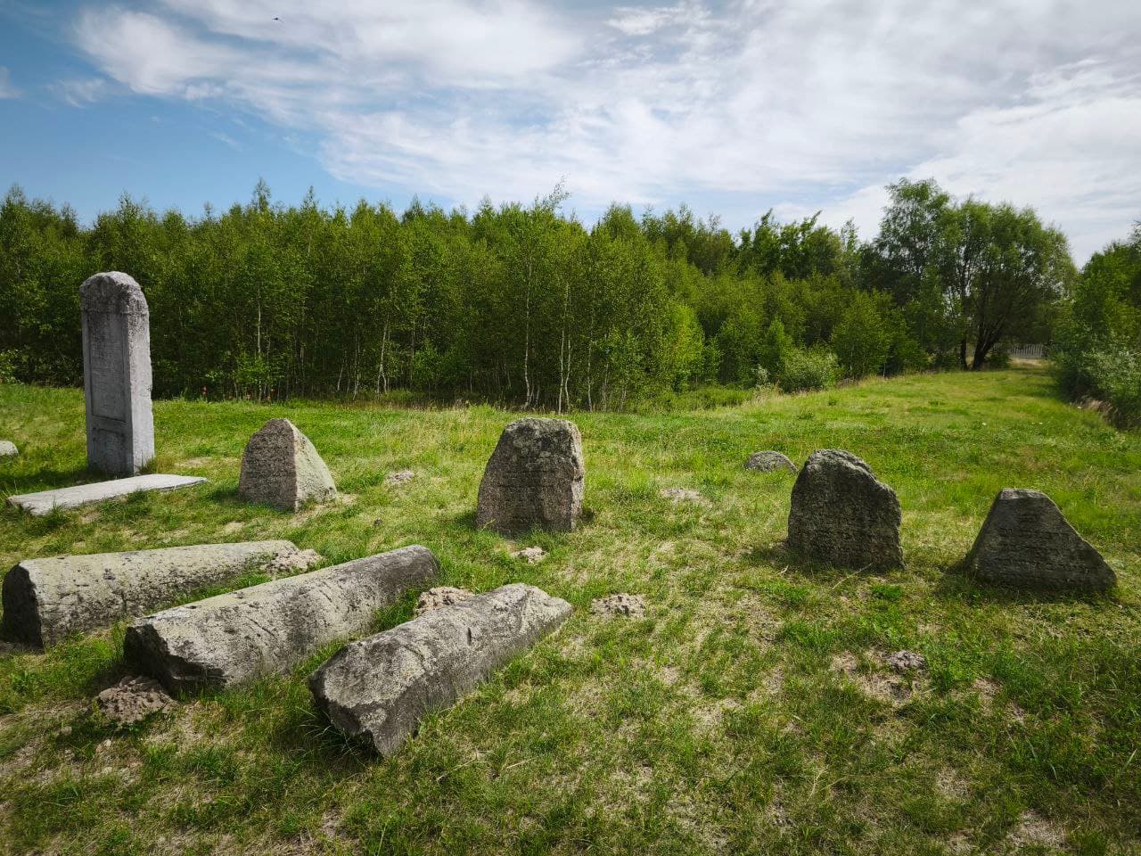 Kobrin. An ancient Jewish cemetery.
