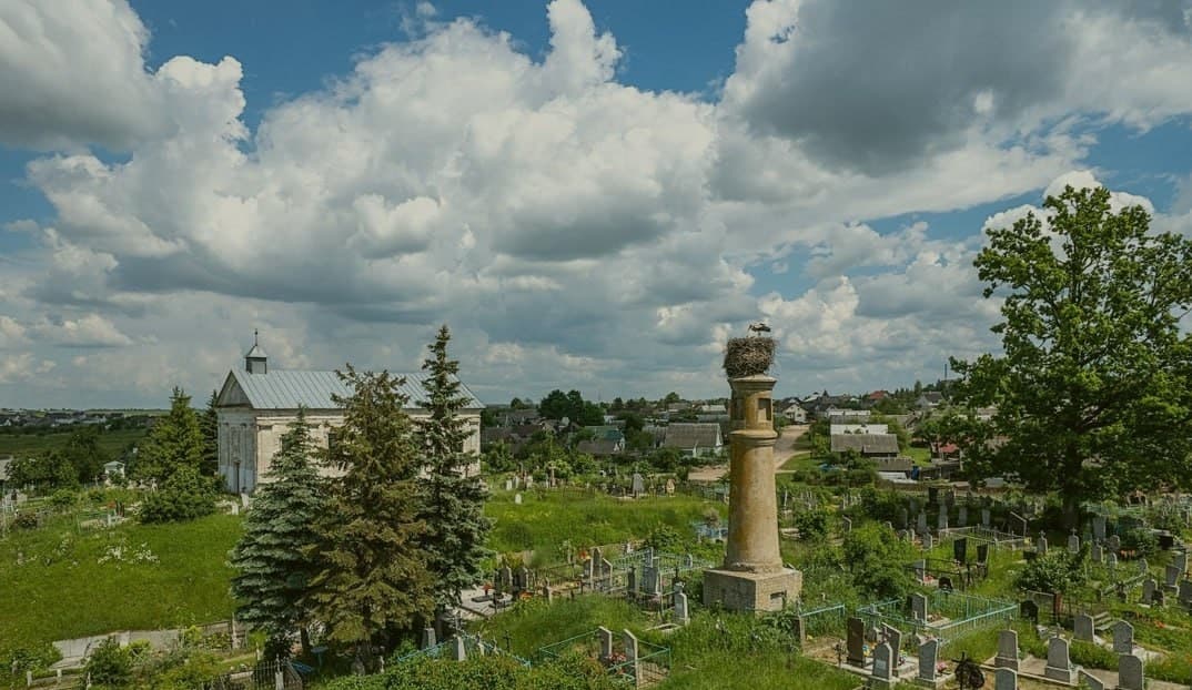 Glubokoe. The Constitution of 1791 memorial column.