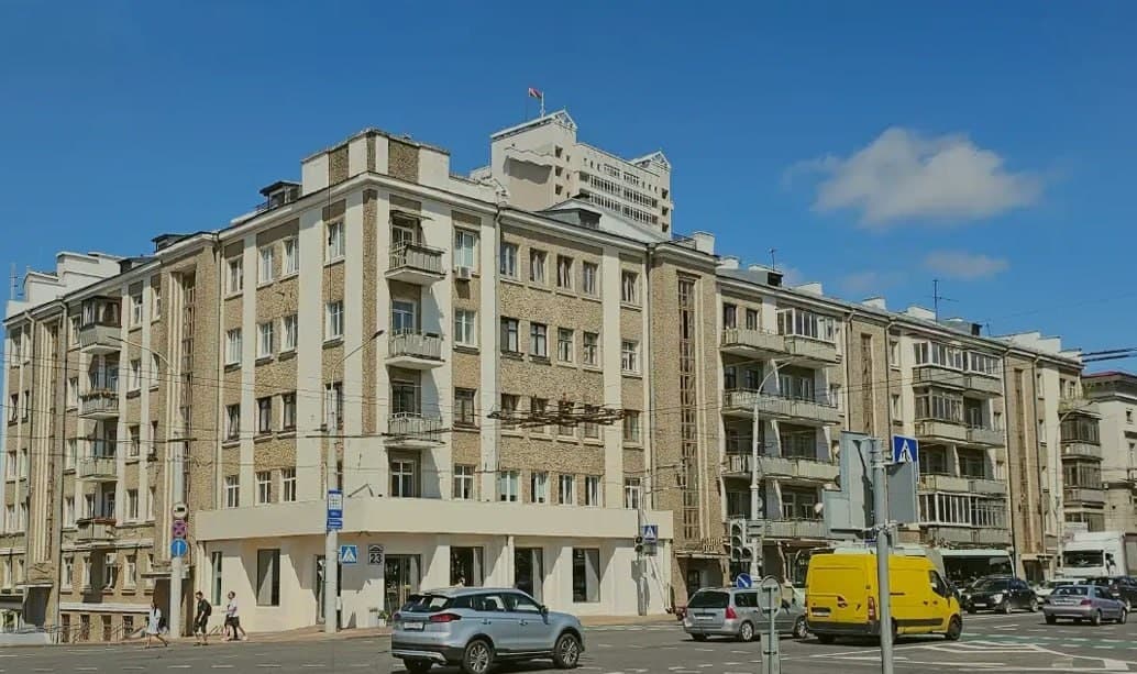 Minsk. "House of the Dead" on Maxim Bogdanovich street.