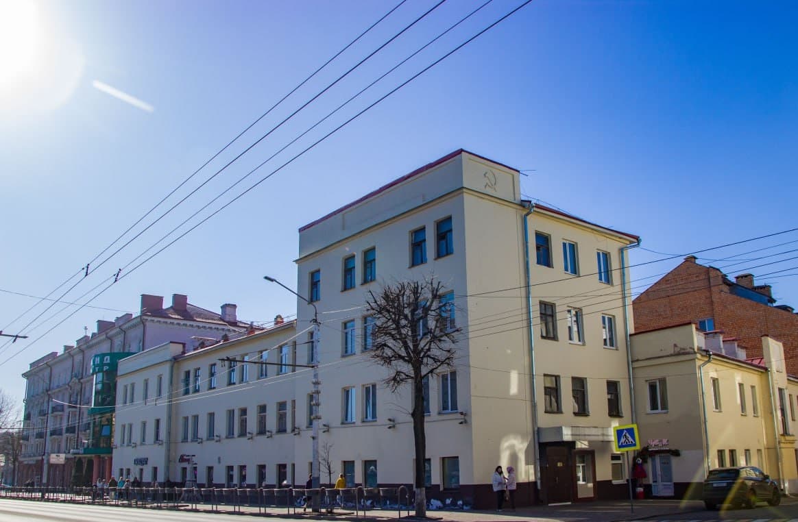Mogilev. The building of the former electrotheater "Modern".